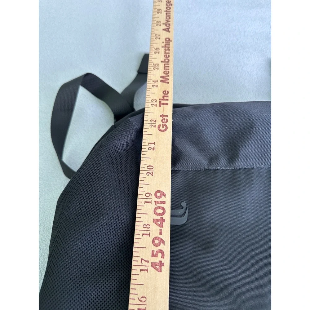 Fabletics Backpack The Only Backpack Black Roll Top Computer Sleeve Nylon